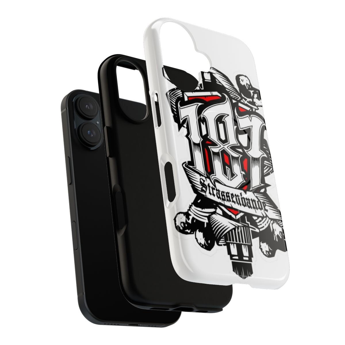 A tough, magnetic phone case with a hip hop design for Smokezz fans - Layers