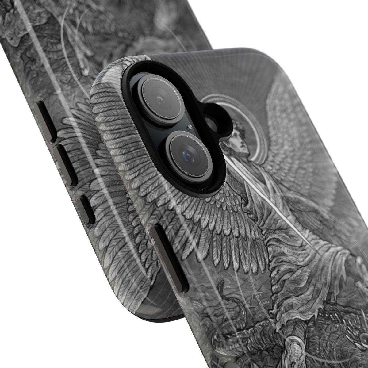 Magnetic phone case featuring the artwork "The Forgiveness of Jon" - Detail