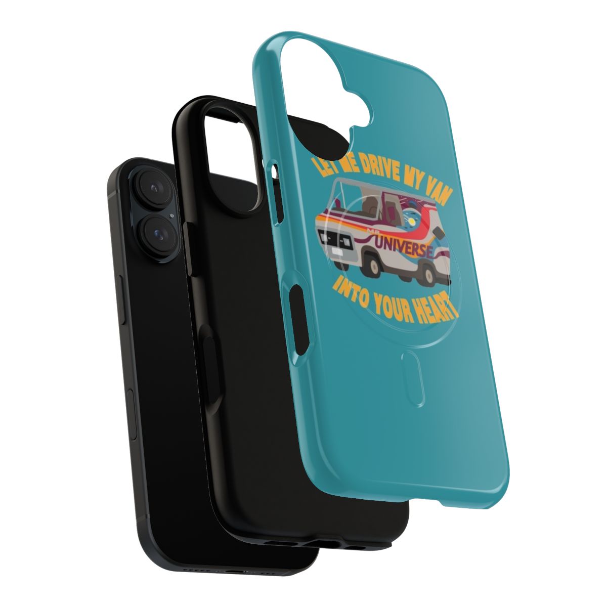 Magnetic tough phone case with "Let Me Drive My Van Into Your Heart" Steven Universe fanart design - Layers