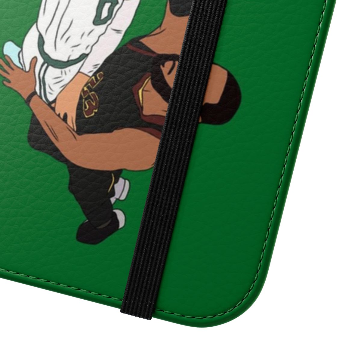 Jayson Tatum Dunk Basketball Phone Case - Close Up