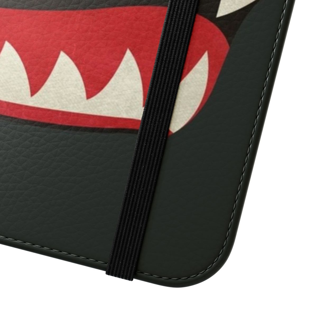 Vintage-inspired phone case featuring the iconic Flying Tigers shark nose art design on a P-40 Warhawk aircraft. - Close Up