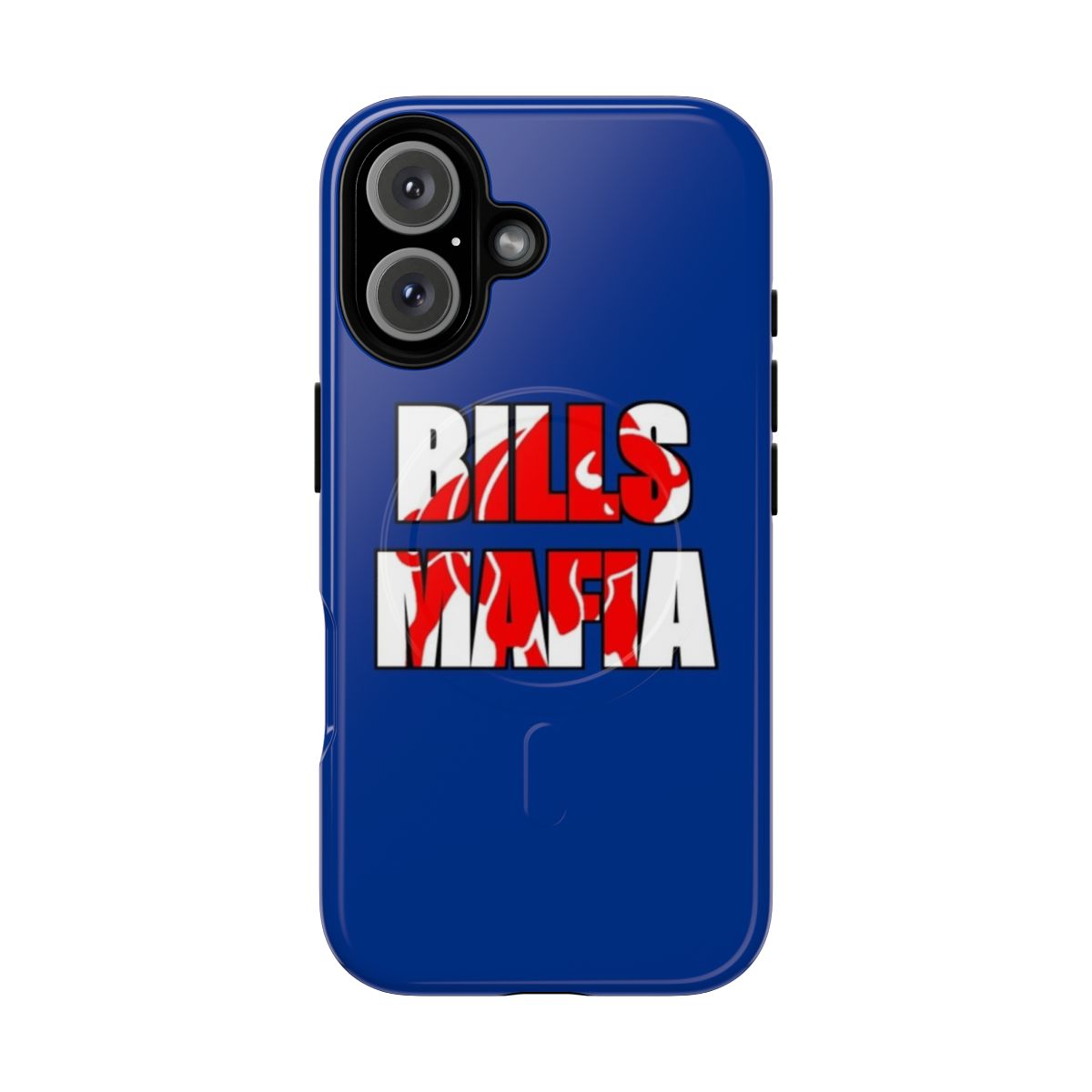 Buffalo Bills Mafia-themed magnetic tough phone case with players Allen and Diggs