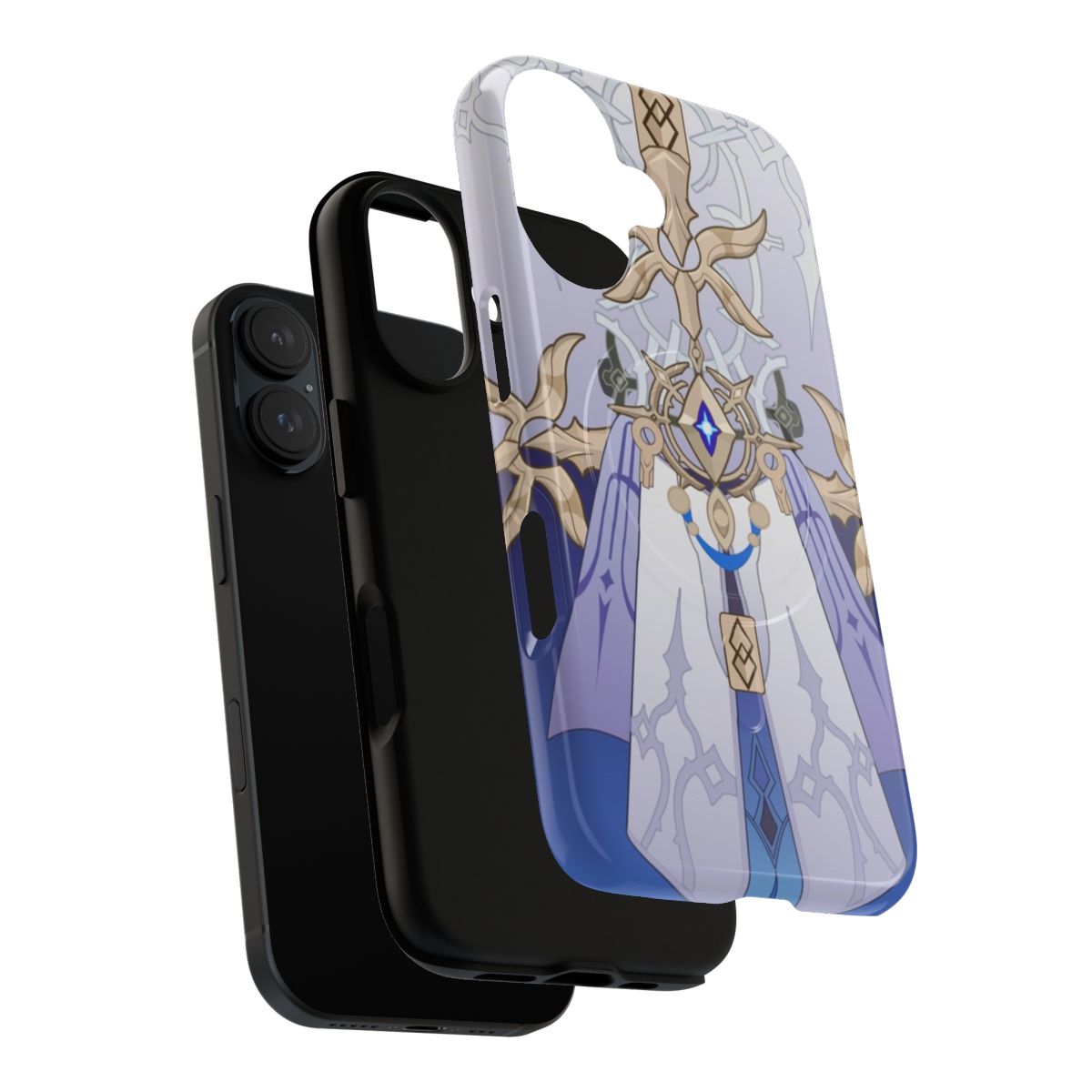 Magnetic tough phone case for Honkai Star Rail fans - Layers