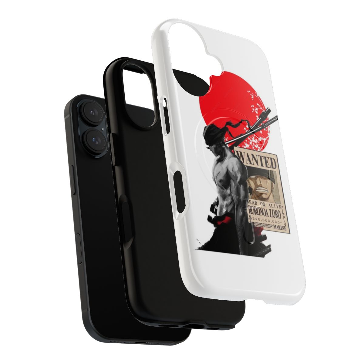 Roronoa Zoro inspired magnetic tough phone case - Layers