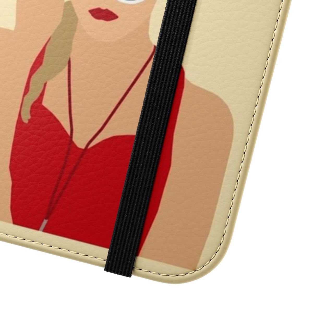 A vibrant pop art phone case featuring the iconic character Wendy Peffercorn from the classic '90s movie The Sandlot. - Close Up