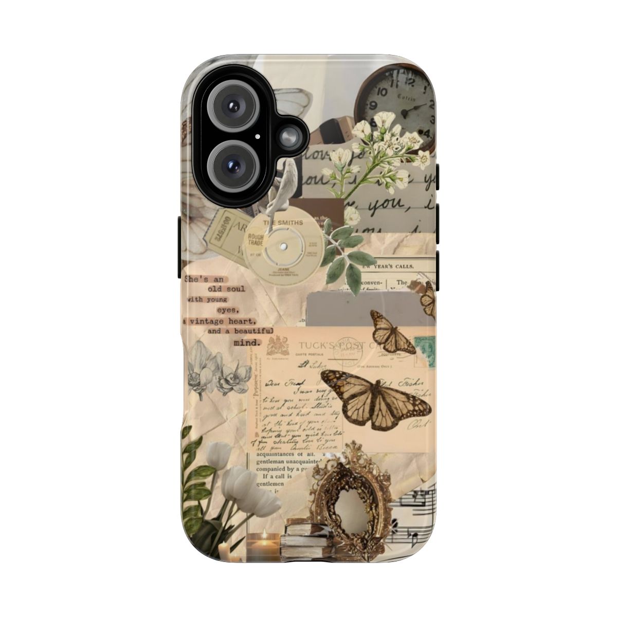 Enchanting aesthetic fairycore scrapbook design phone case