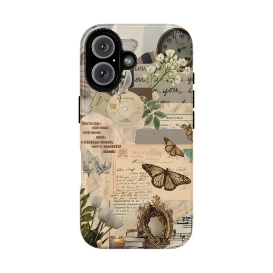 Enchanting aesthetic fairycore scrapbook design phone case