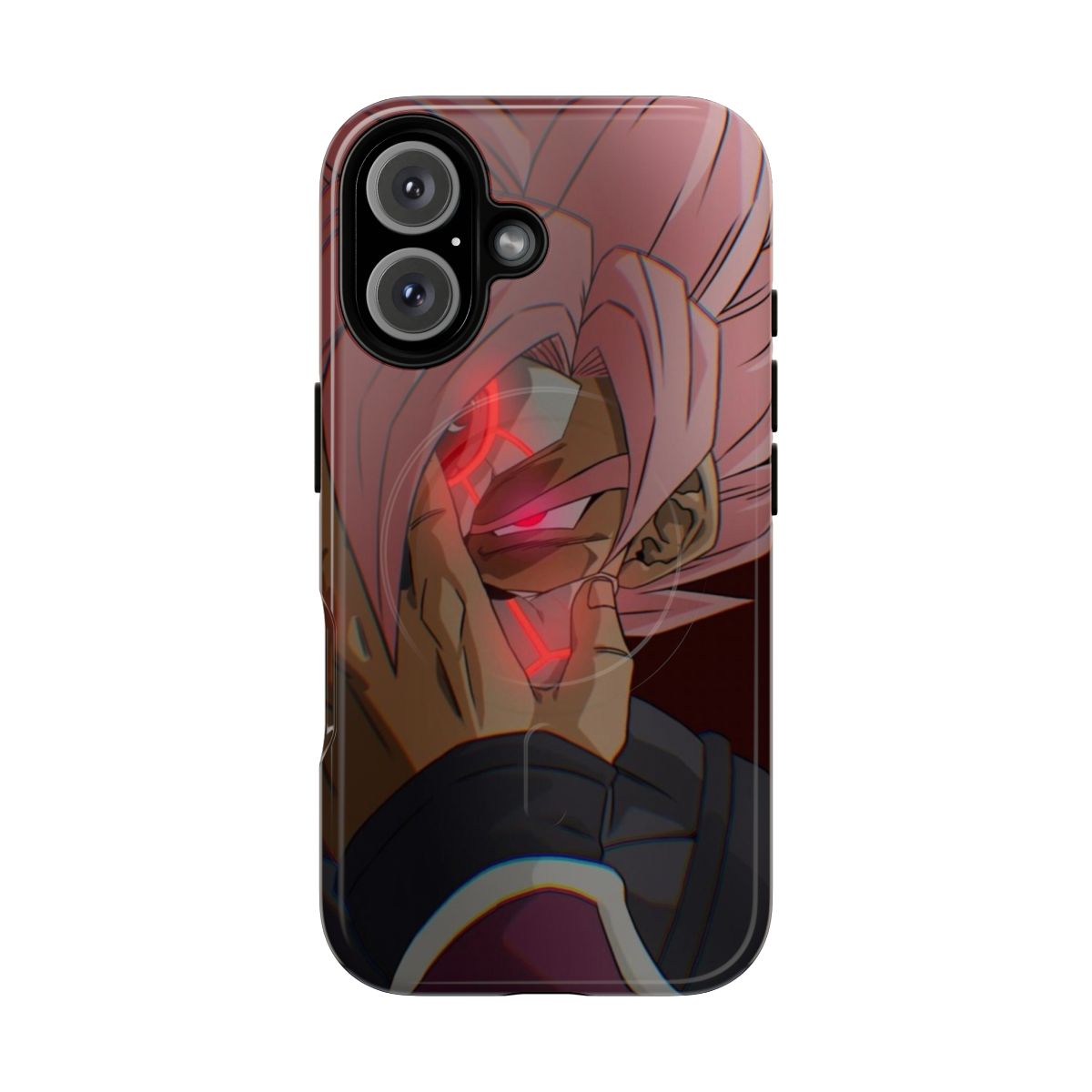 Goku Black Rosé-themed magnetic tough phone case with dragon ball graphics