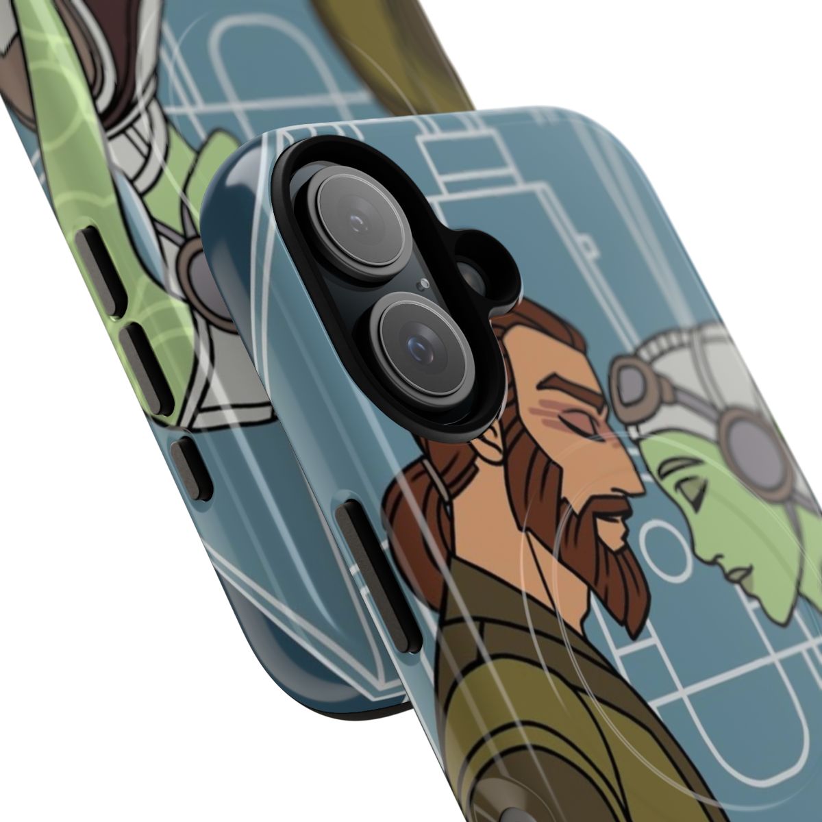 Magnetic tough phone case with Star Wars Rebels inspired designs - Detail