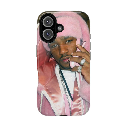 Magnetic tough phone case with soundcloud rapper and hip hop design