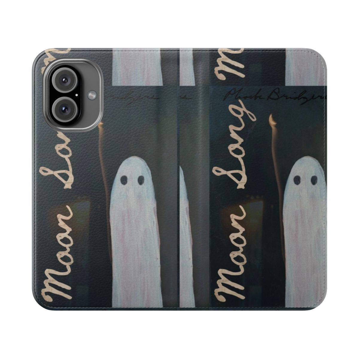 Flip cover phone case featuring Phoebe Bridgers' art and song titles