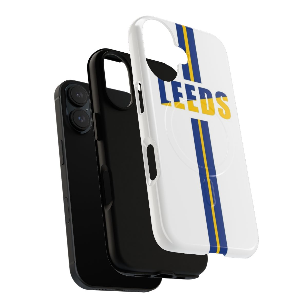 Leeds United themed magnetic tough phone case - Layers