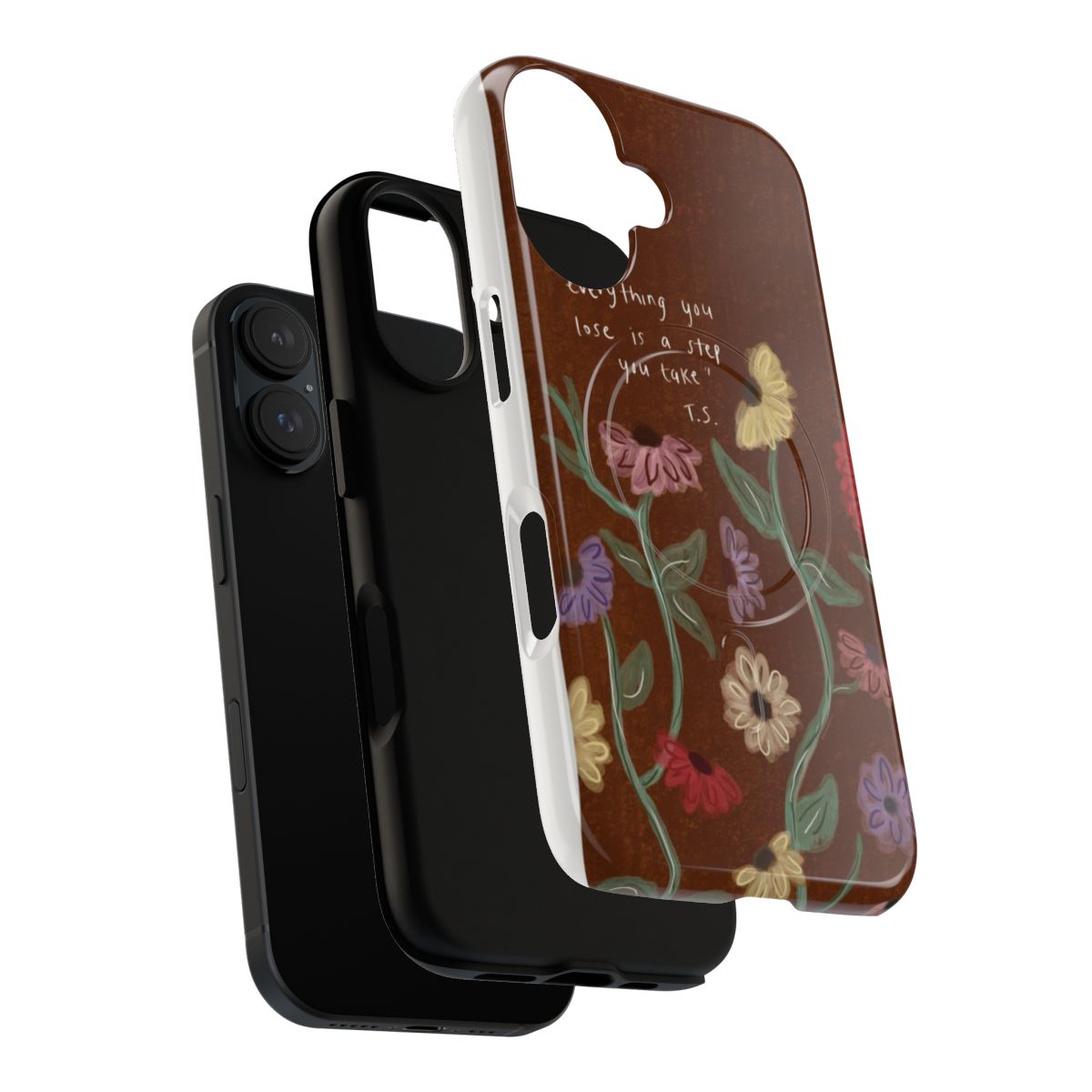 Magnetic tough phone case with inspirational Taylor Swift Eras Tour design - Layers