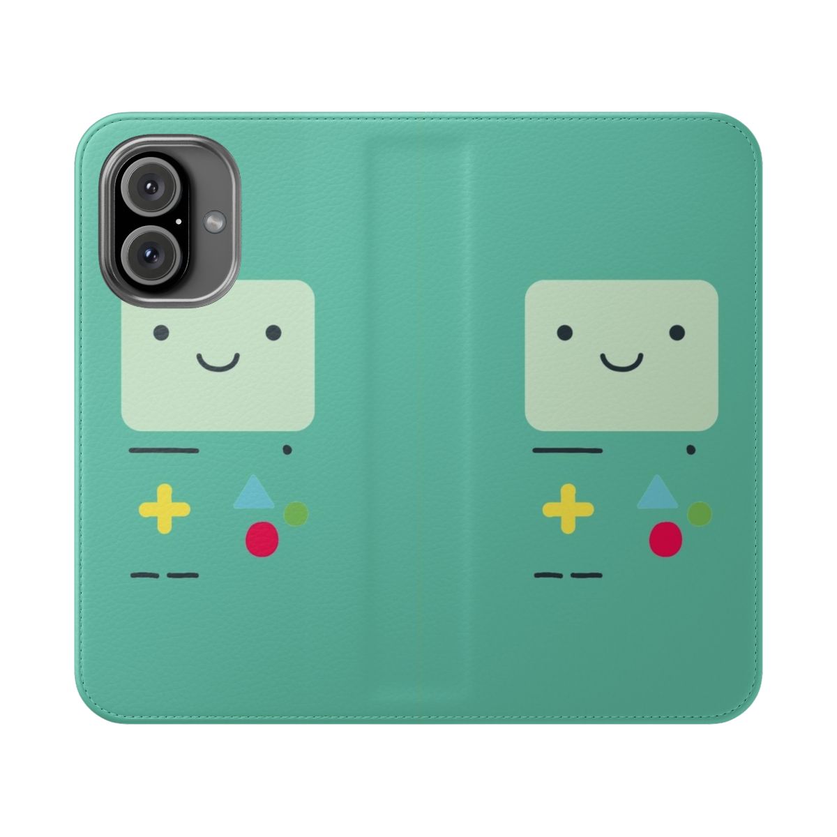 Cartoon Network inspired BMO Flip Cover Phone Case for smartphones