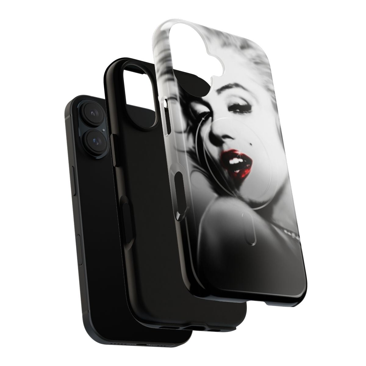 Vintage-style phone case featuring the iconic image of Marilyn Monroe - Layers