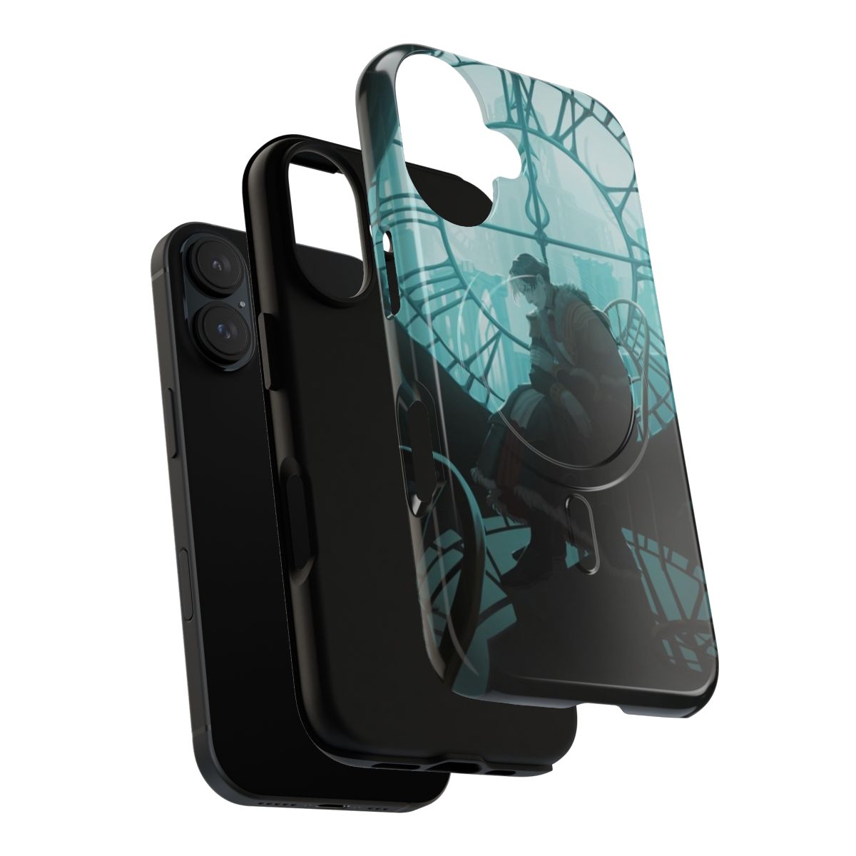 Tough, magnetic phone case with Final Fantasy-inspired design - Layers