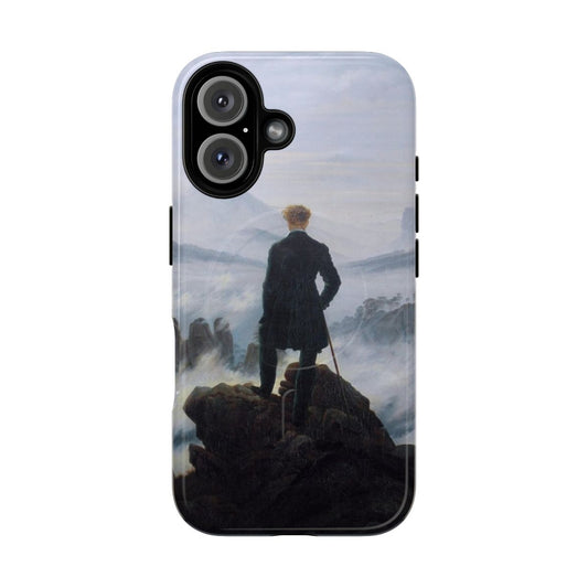 Wanderer Above the Sea of Fog Caspar David Friedrich Inspired Magnetic Phone Case