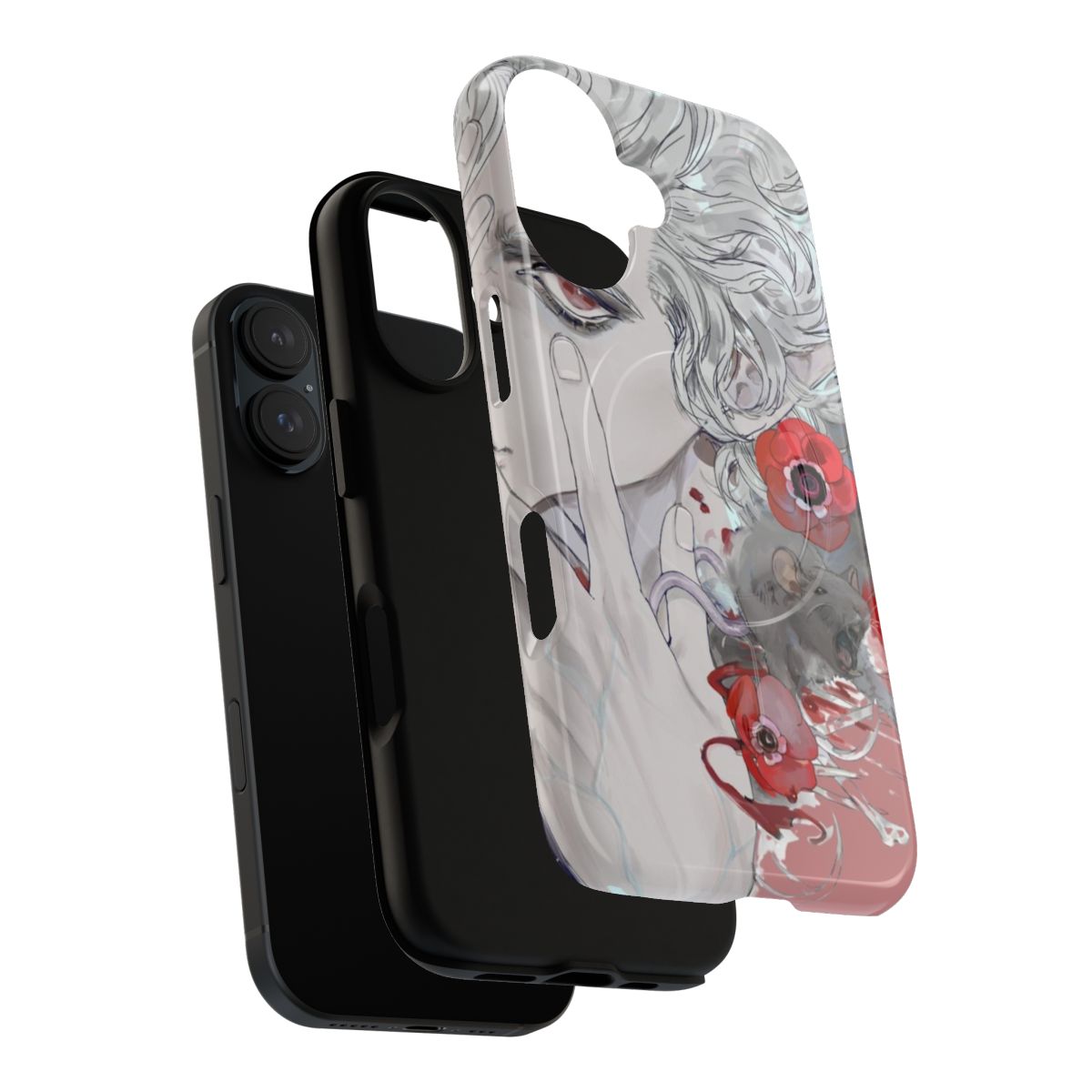 Astarion-inspired magnetic tough phone case with fantasy design - Layers