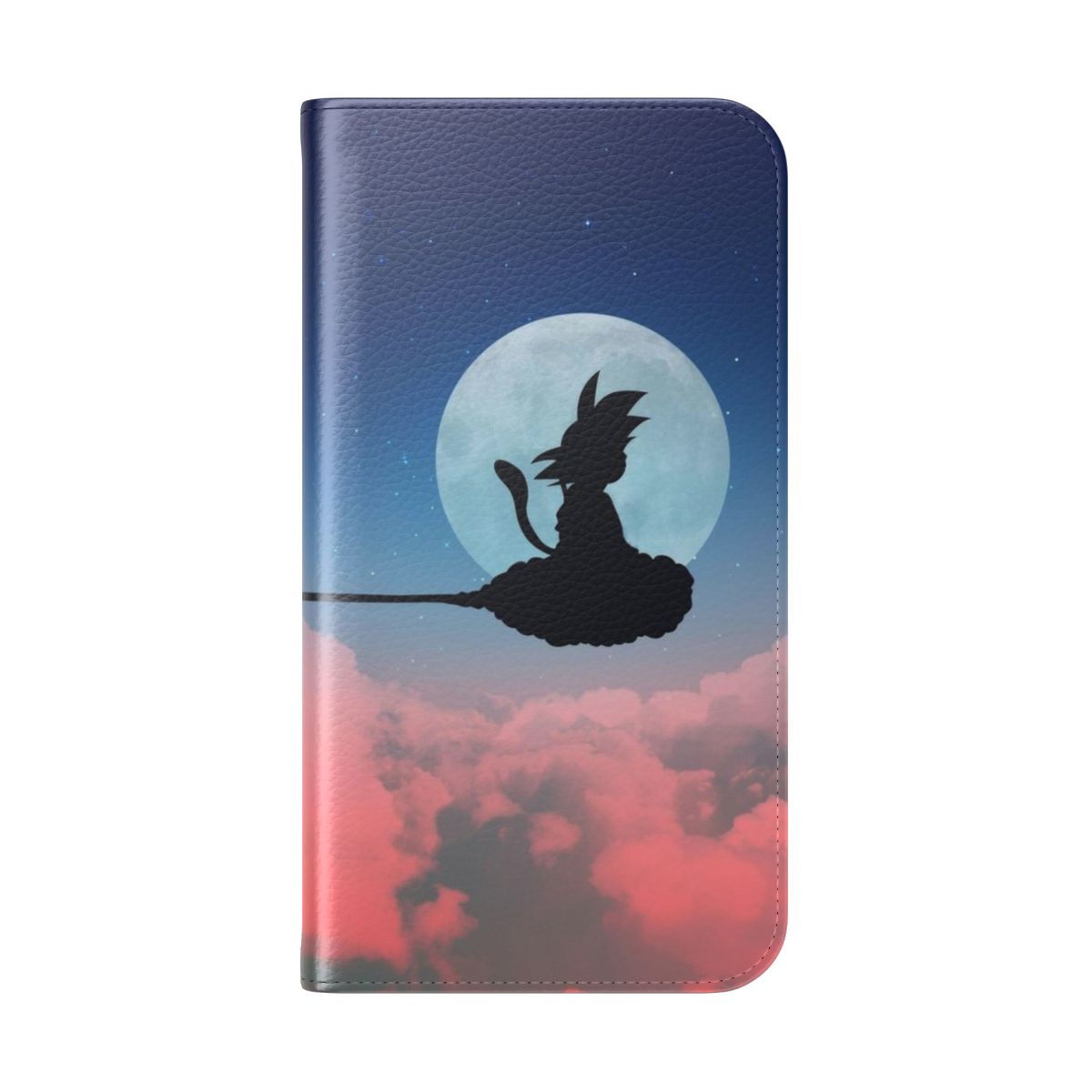 Goku Nimbus Cloud Flip Cover Phone Case - Folded Back