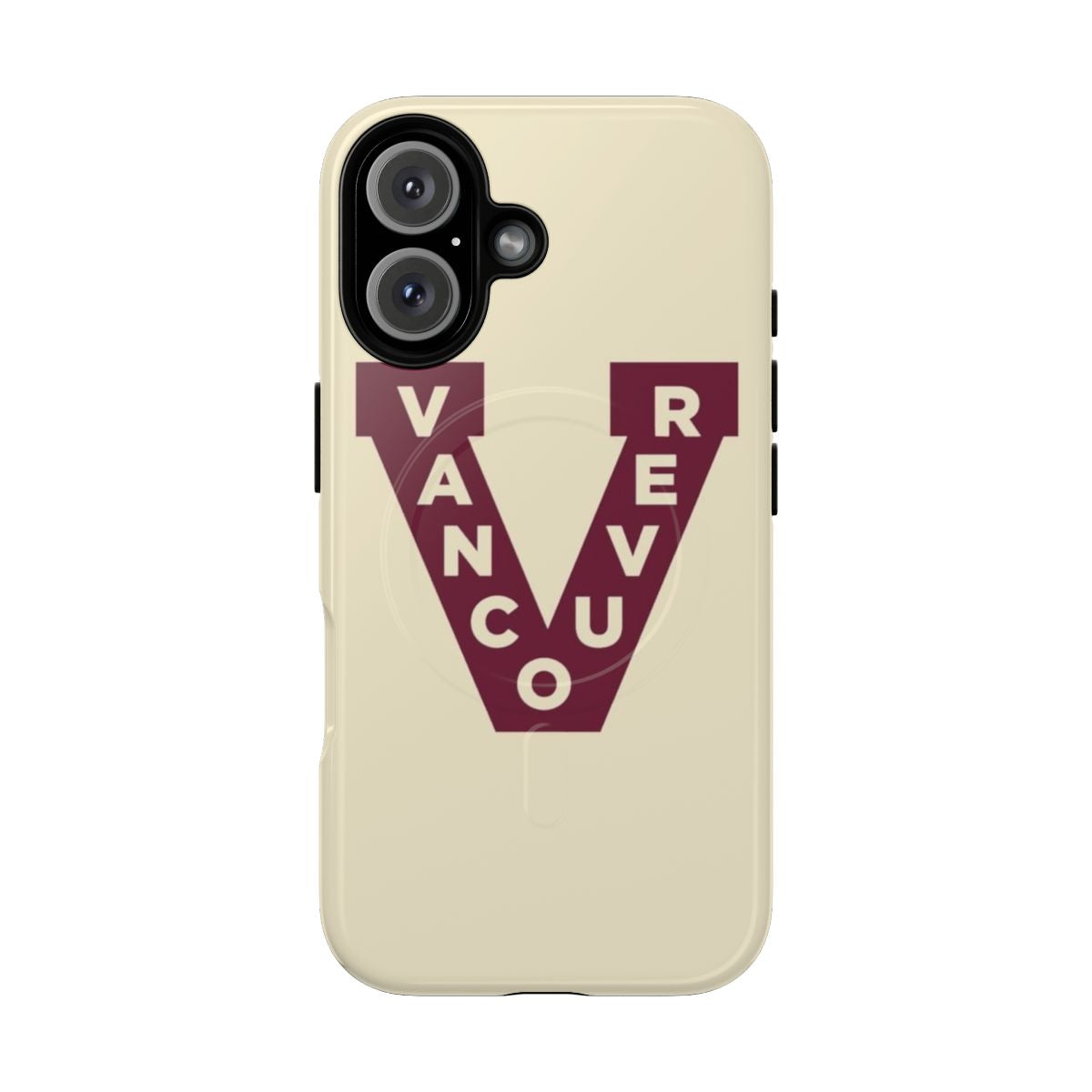 Vintage-inspired phone case featuring the defunct Vancouver Millionaires hockey team logo