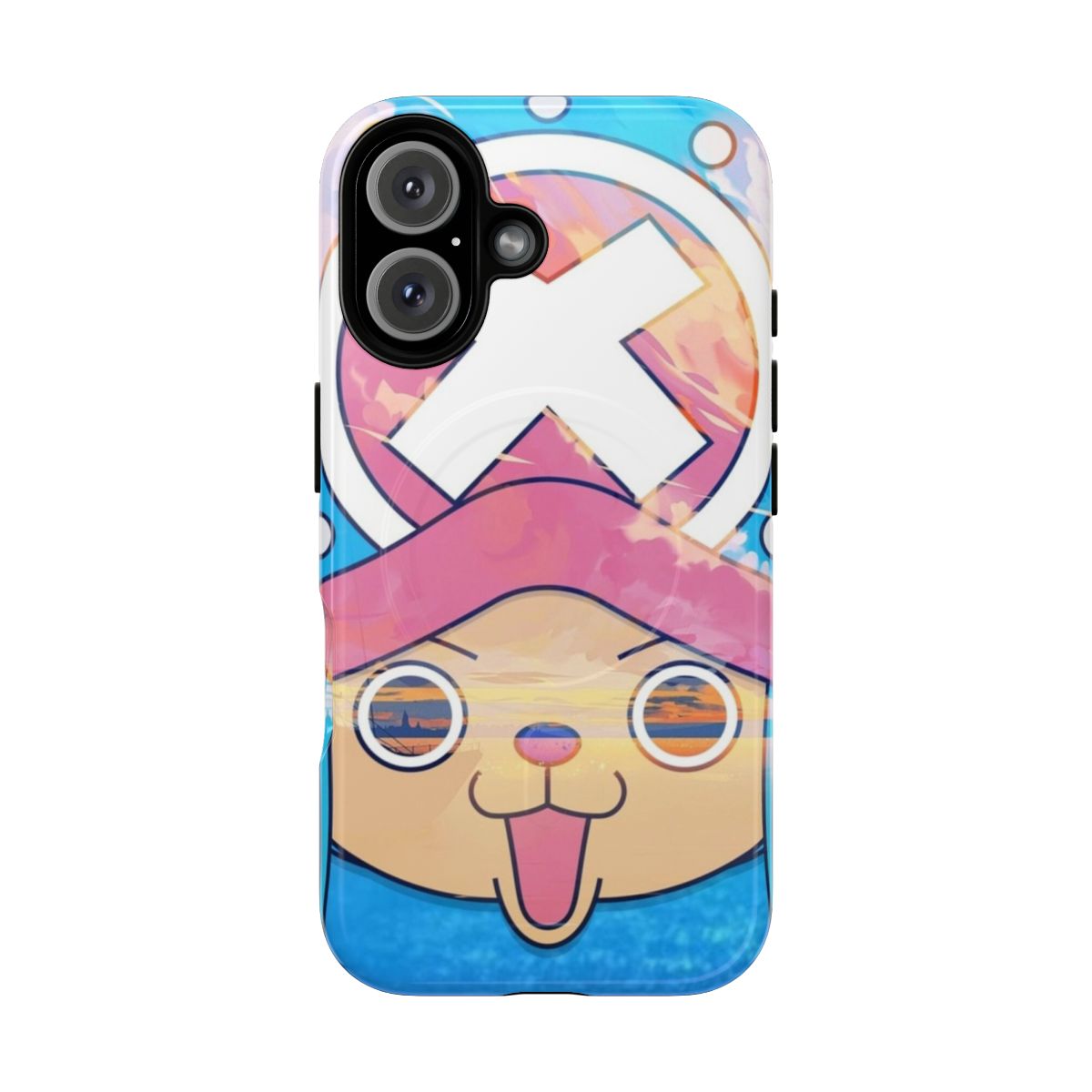 Magnetic phone case featuring the anime character Tony Tony Chopper from One Piece