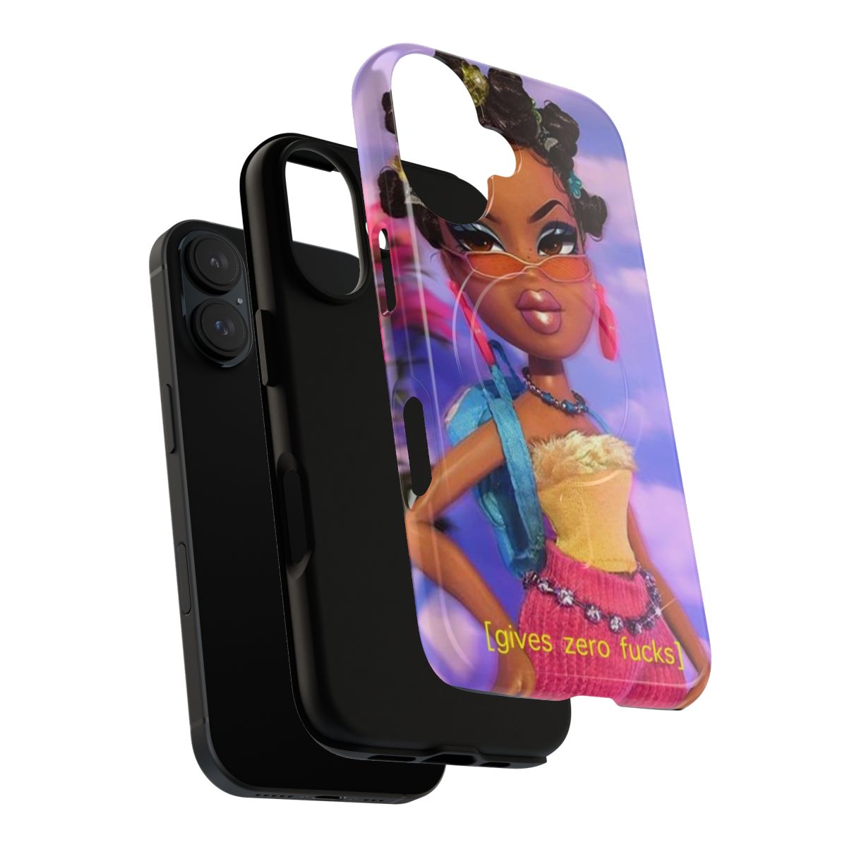 Bratz-themed aesthetic phone case with a magnetic tough design - Layers