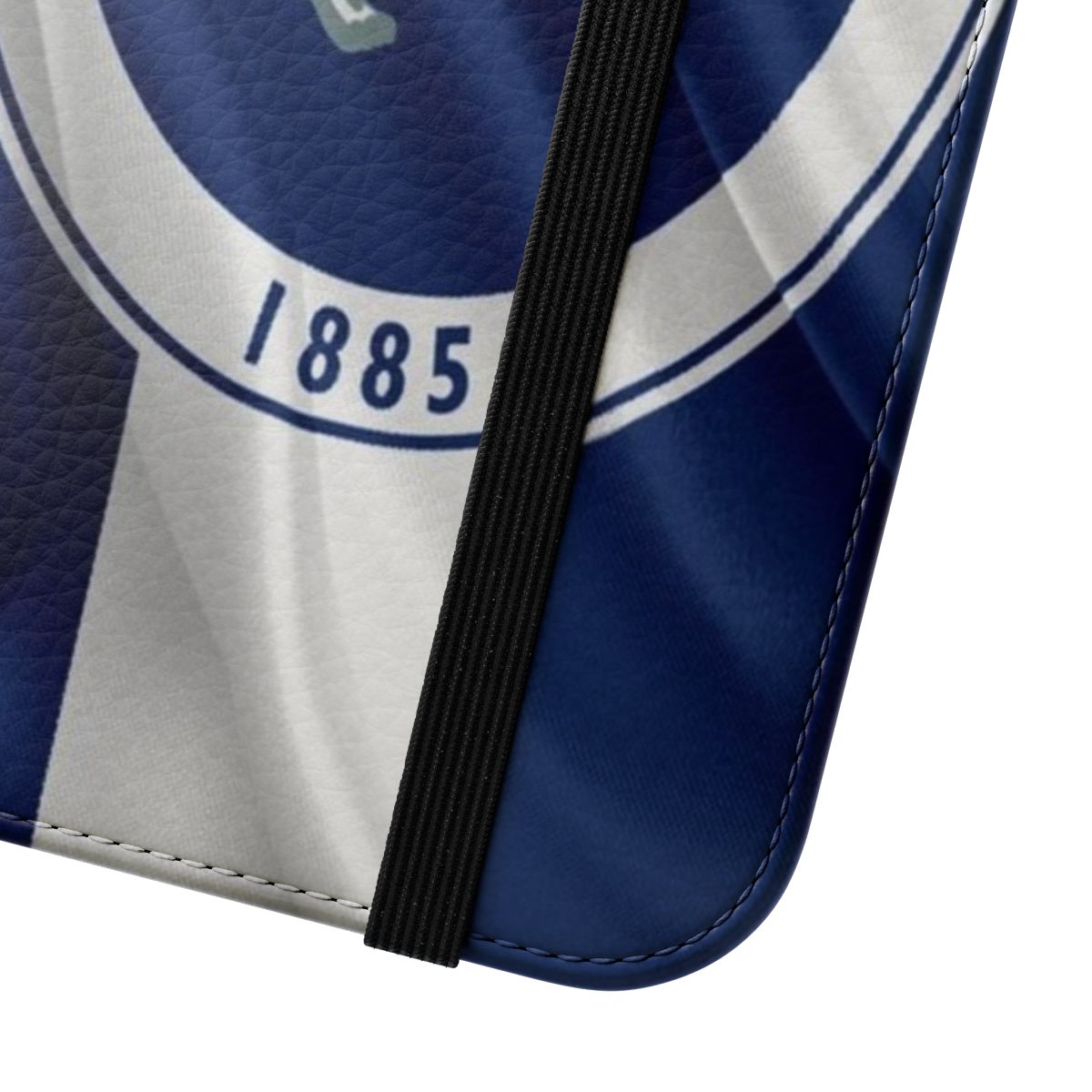 Millwall-inspired phone case with a soccer/football club design - Close Up