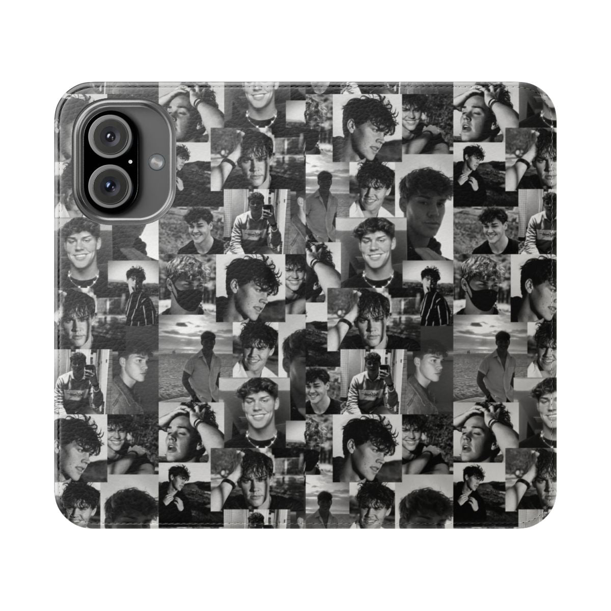 Noah Beck Collage Flip Cover Phone Case