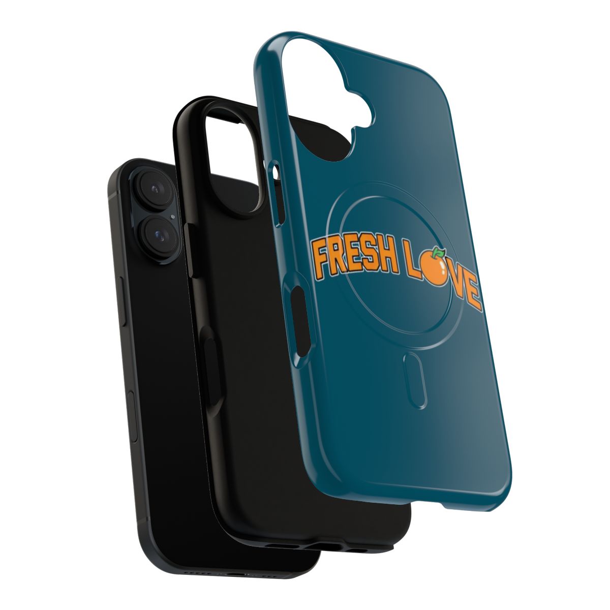 Personalized magnetic tough phone case featuring Matt, Nick and the Triplets - Layers