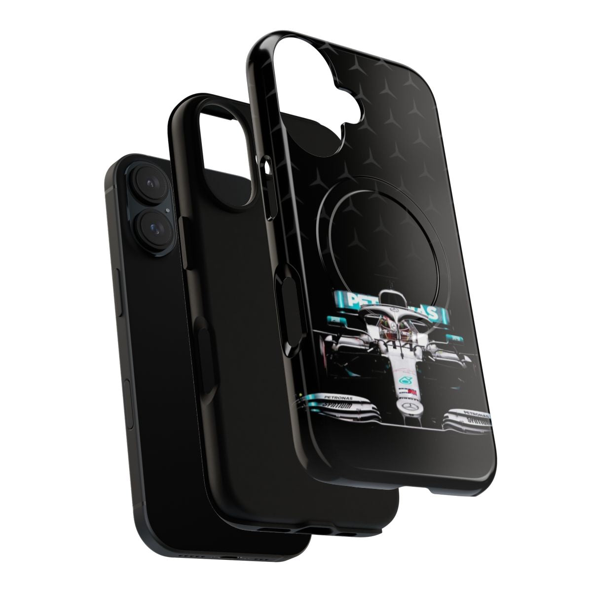 Lewis Hamilton Formula 1 Racing Car Phone Case - Layers