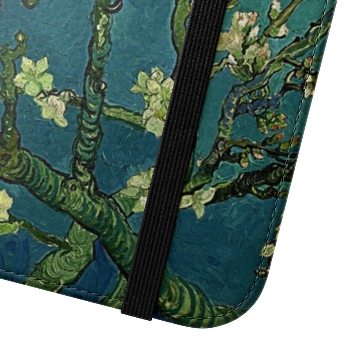 Artistic phone case featuring Van Gogh's Almond Blossoms painting - Close Up