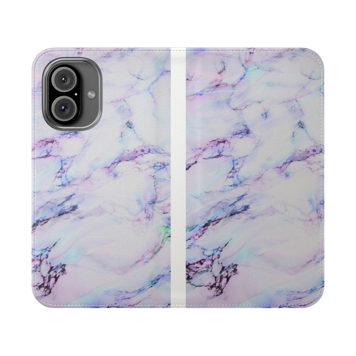 A marble haze patterned flip cover phone case for iPhone and Samsung Galaxy