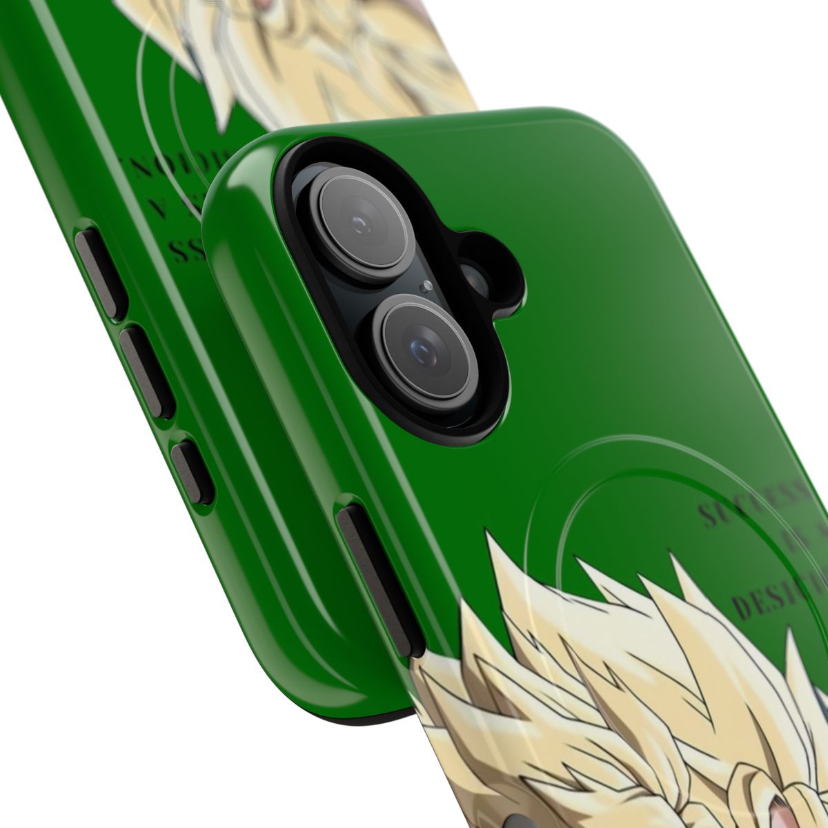 Inspiring Saiyan-Style Magnetic Tough Phone Case - Detail