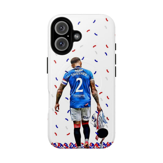 Magnetic Tough Phone Case featuring the Glasgow Rangers Football Club logo and colors