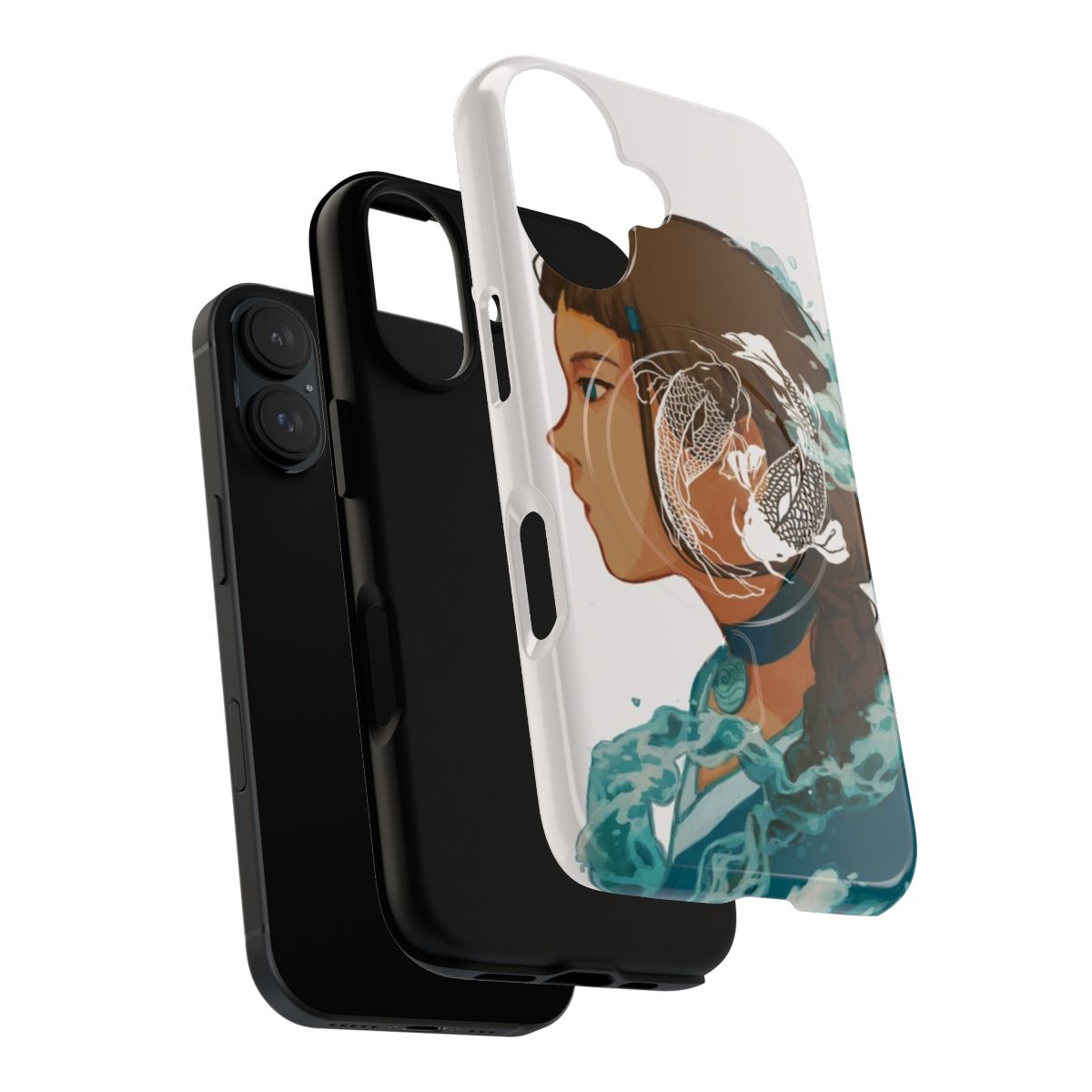 Katara-inspired phone case with magnetic closure and tough protection - Layers