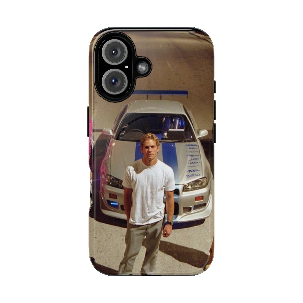 Customizable phone case featuring Brian O'Conner from the Fast and Furious franchise