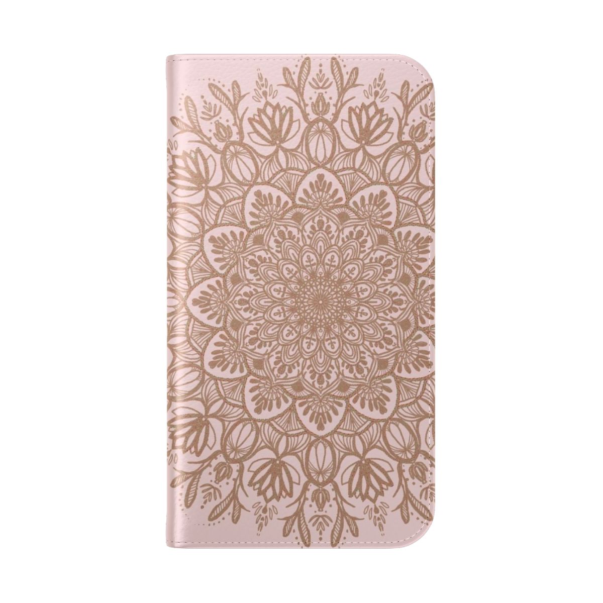 Colorful mandala floral design phone case - Folded Back