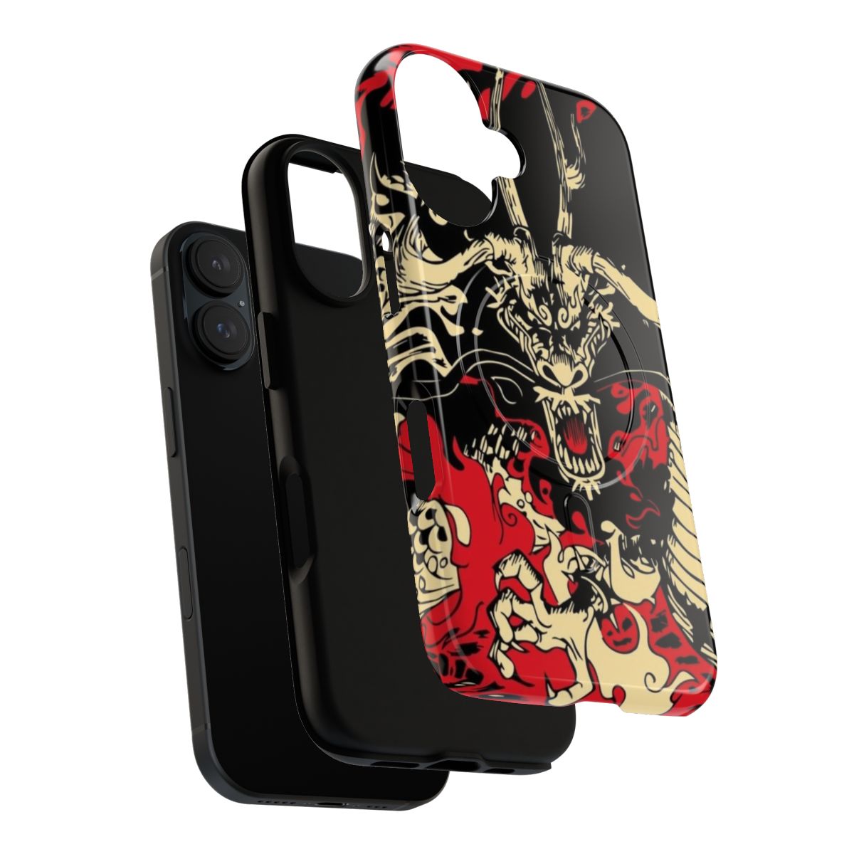 Kaido the Dragon inspired phone case for iPhone and Samsung - Layers