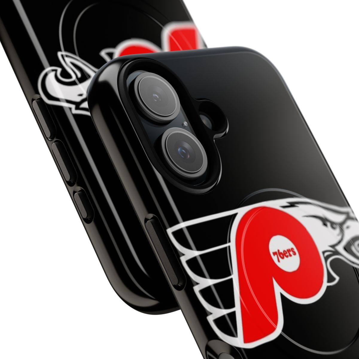 Assorted Philadelphia sports team themed magnetic tough phone cases - Detail