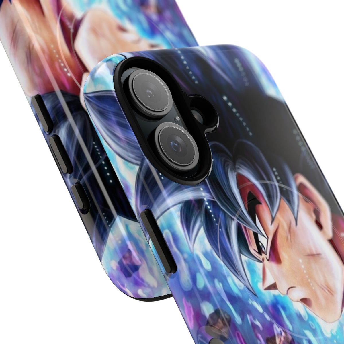 Goku-inspired magnetic tough phone case with dragon ball z design - Detail