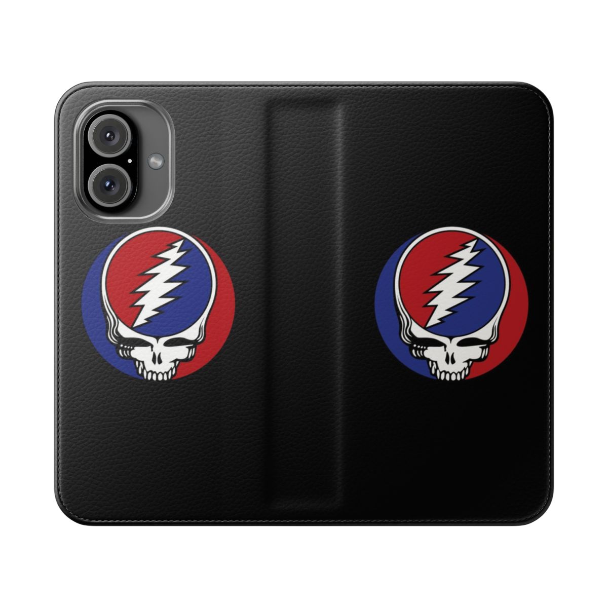 Retro Dead Metal Symbol Flip Cover Phone Case