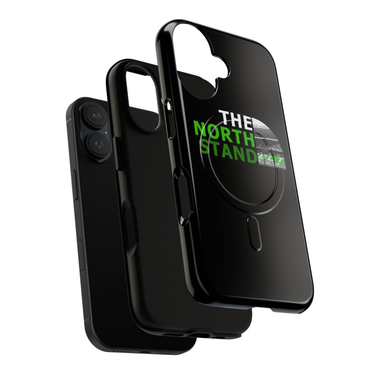 Magnetic tough phone case with Celtic football club design - Layers