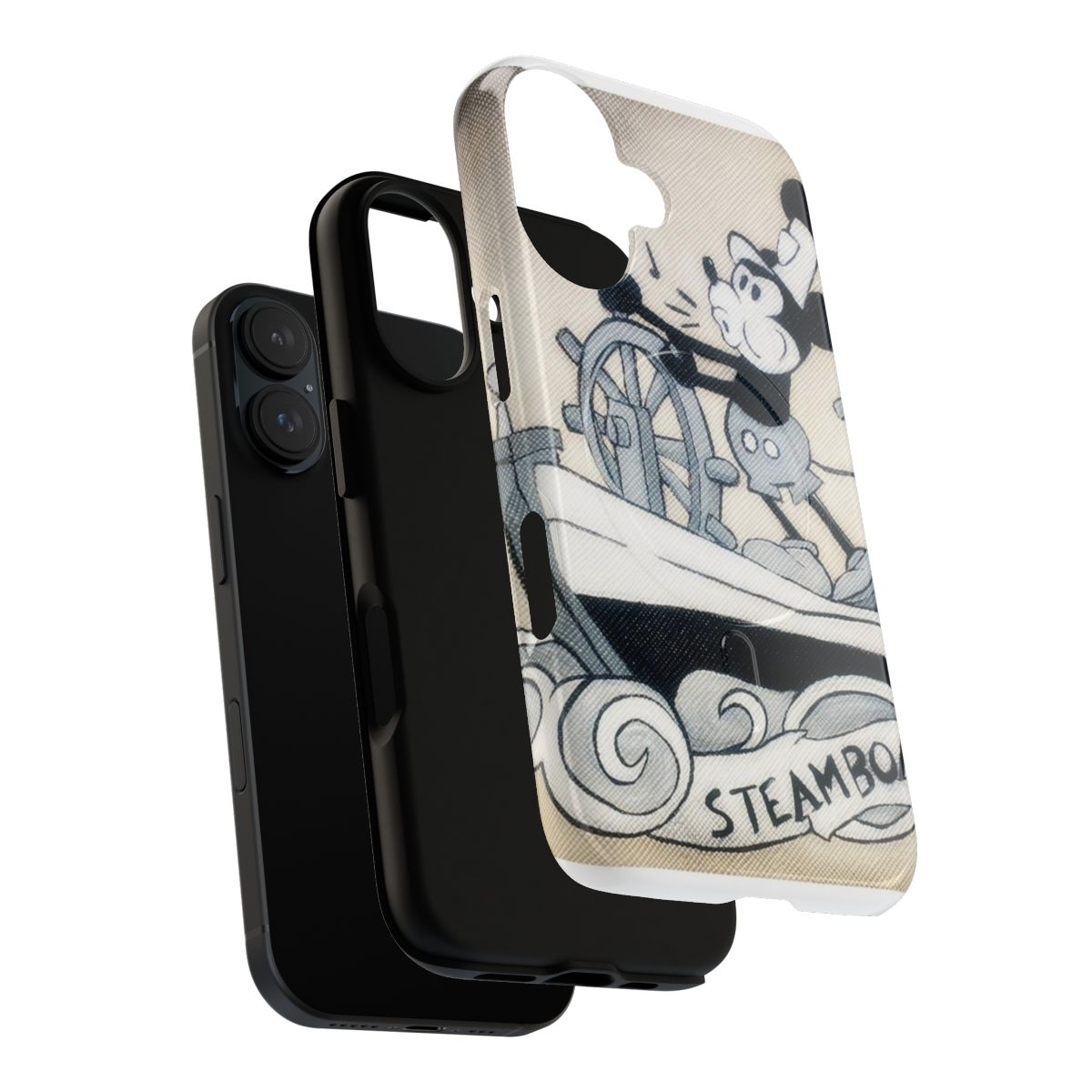 Classic Disney Steamboat Willie Magnetic Tough Phone Case - Layers