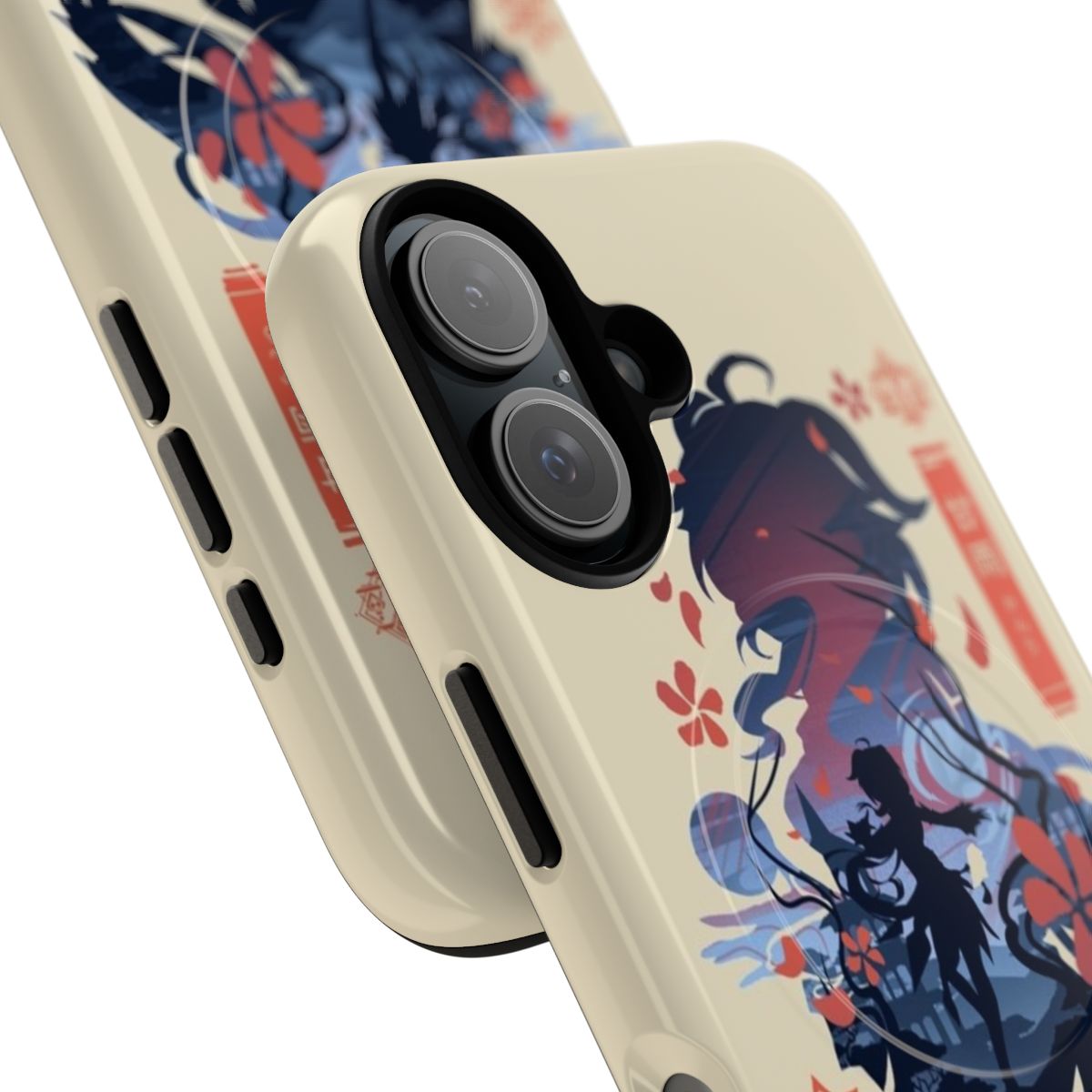 Genshin Impact Magnetic Tough Phone Case with Ganyu Design - Detail