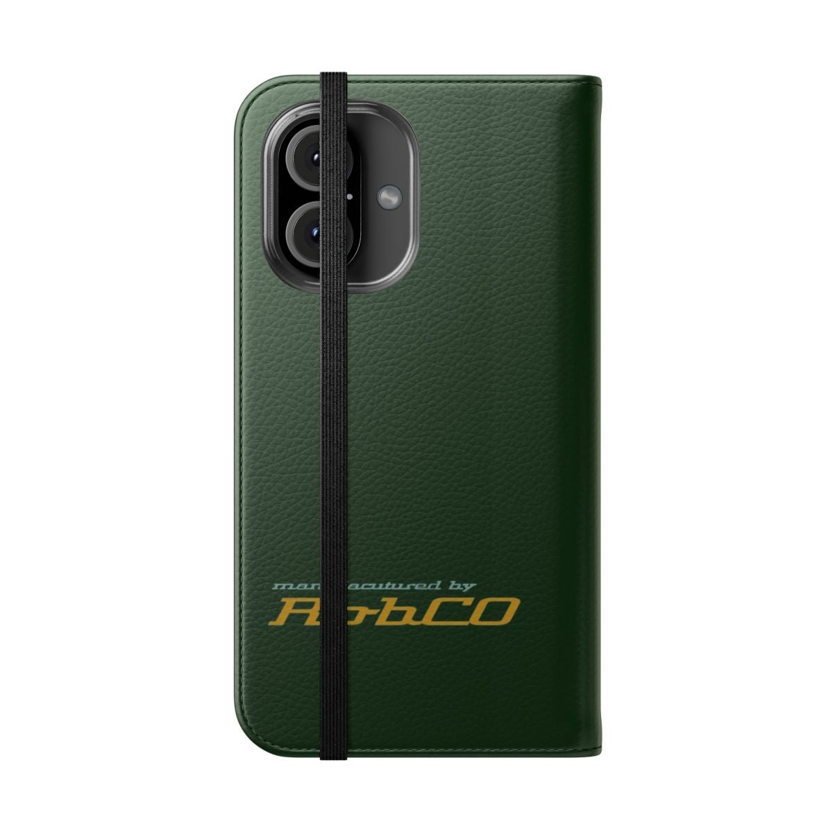 Fallout-inspired Robco flip cover phone case - Folded Front