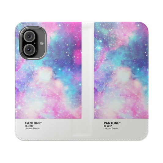 Colorful and stylish unicorn-inspired galaxy phone case