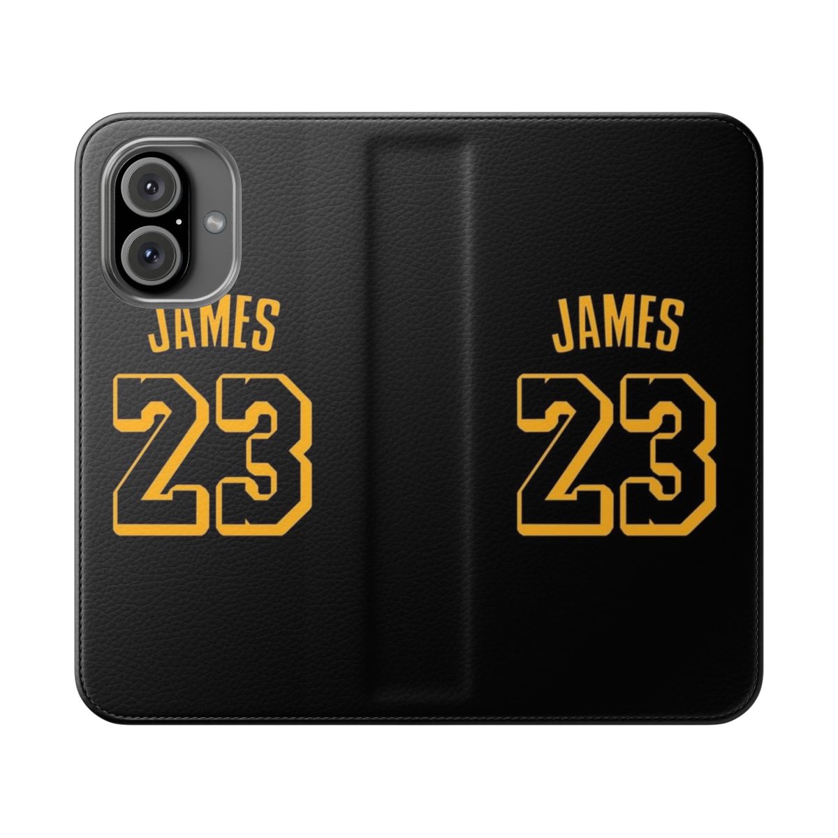 LeBron James-inspired basketball-themed flip phone case