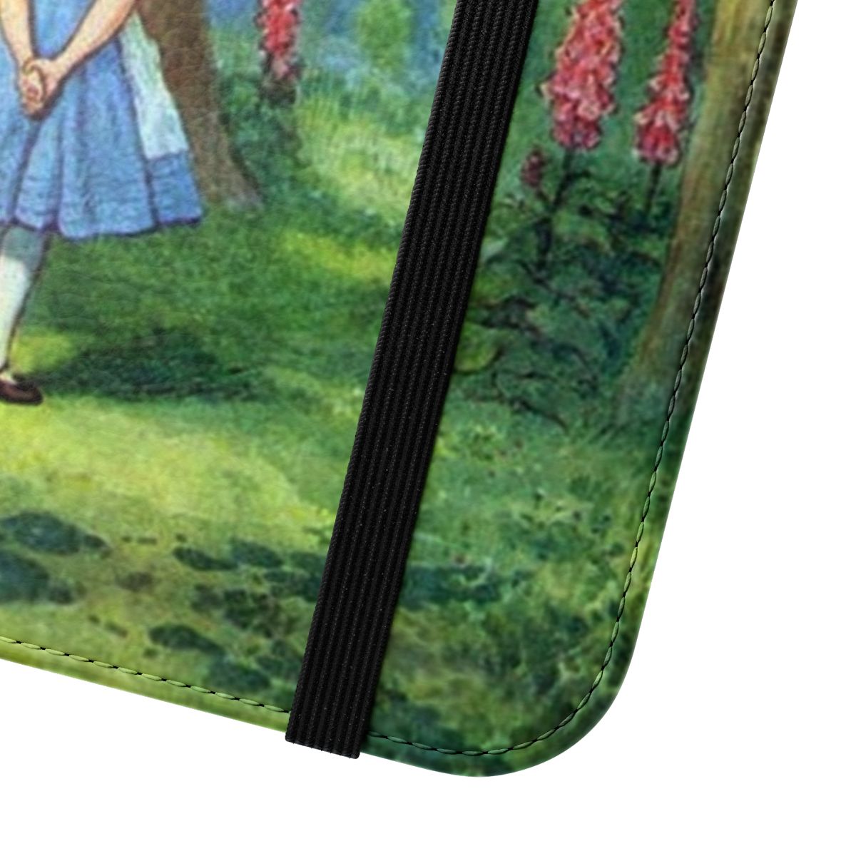 Colorful phone case featuring the Cheshire Cat from Alice in Wonderland - Close Up