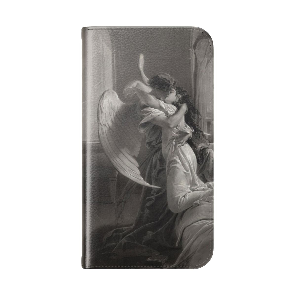 Romantic Encounter by Mihaly von Zichy Inspired Phone Case - Folded Back