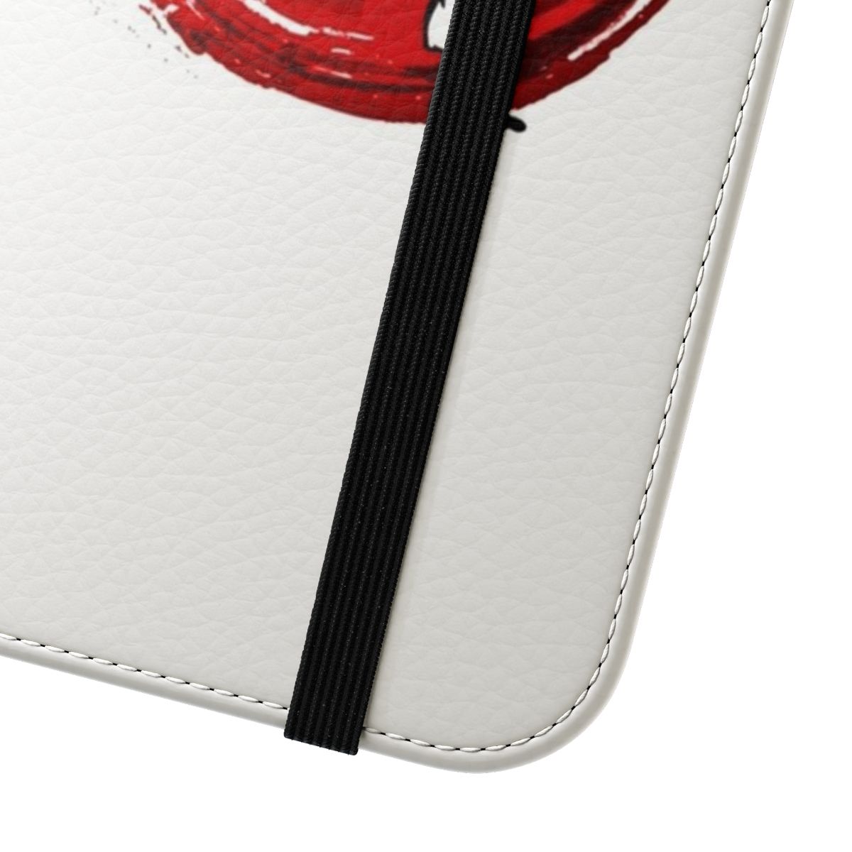 Martial arts inspired judo flip phone case with traditional Japanese design - Close Up